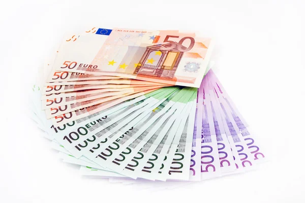 Billets en euros — Photo