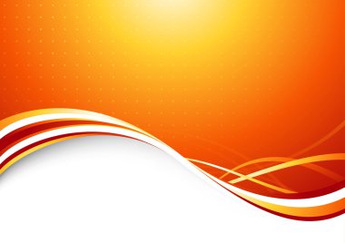 Turuncu sunburst - fütüristik arka plan