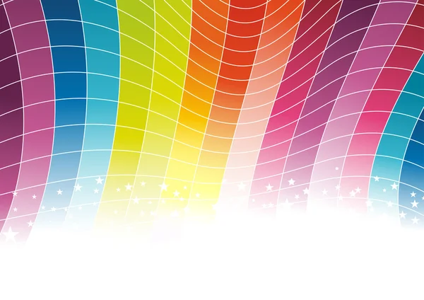 Fundo colorido do arco-íris - células —  Vetores de Stock