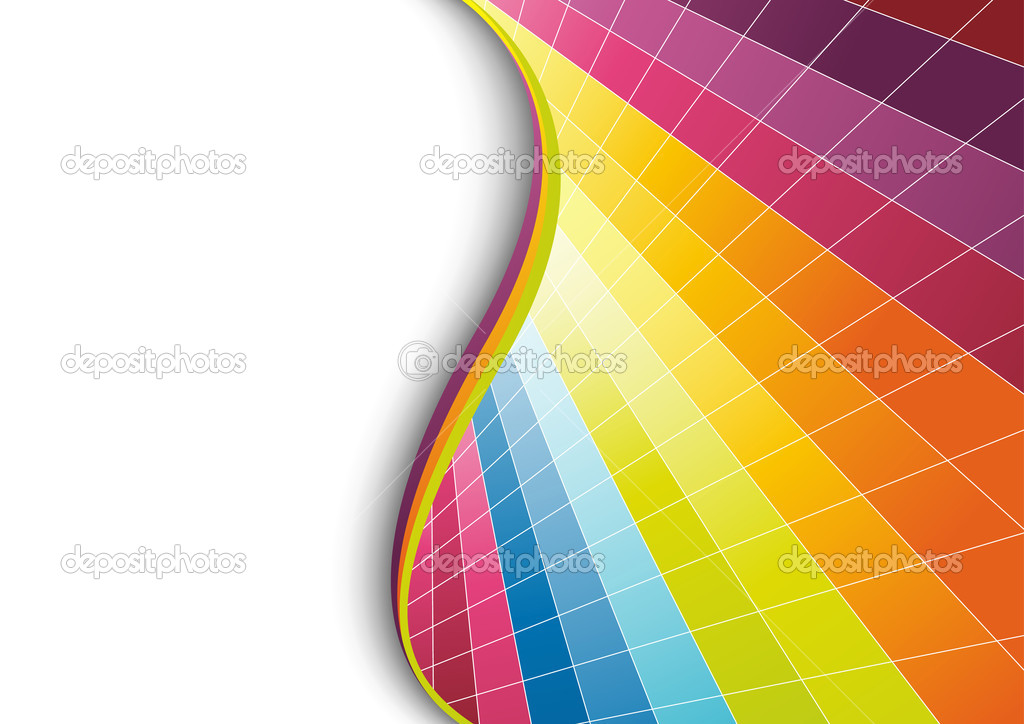 Multicolor geometrical background