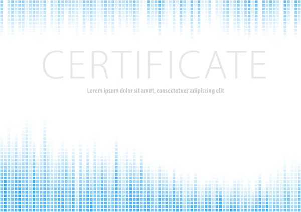 Sertifika - mavi noktalı resim arka plan