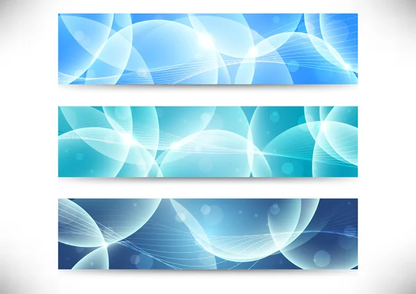 Collectie voor transparante headers — Stockvector