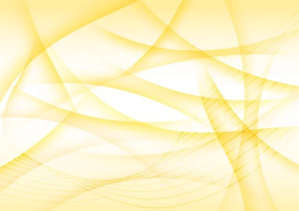 Vento abstrato - fundo transparente amarelo — Vetor de Stock