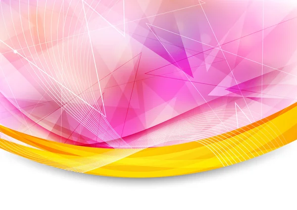 Banner transparente colorido con borde — Vector de stock