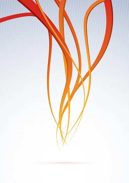 Orange channel - speed waves background. Vector illustration — Stock Vector