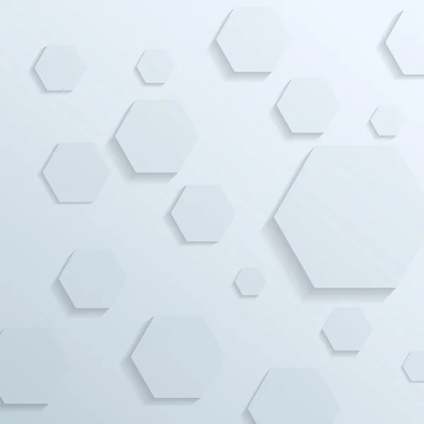 Fond transparent avec des éléments hexagonaux — Image vectorielle