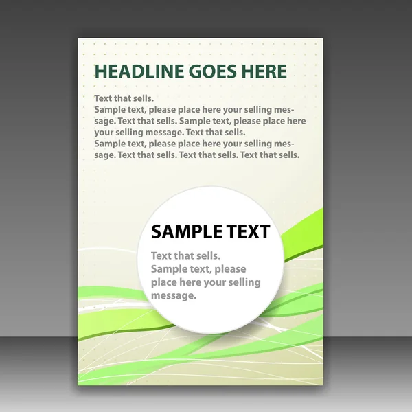 Folder or brochure template — Stock Vector