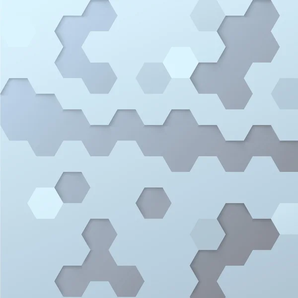 Hexagon tile background template — Stock Vector