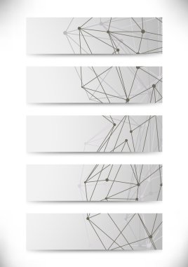 Moleküler yapı iş kartları koleksiyonu