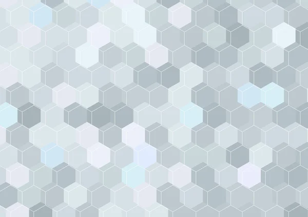 Fondo hexagonal abstracto modernista geométrico — Vector de stock