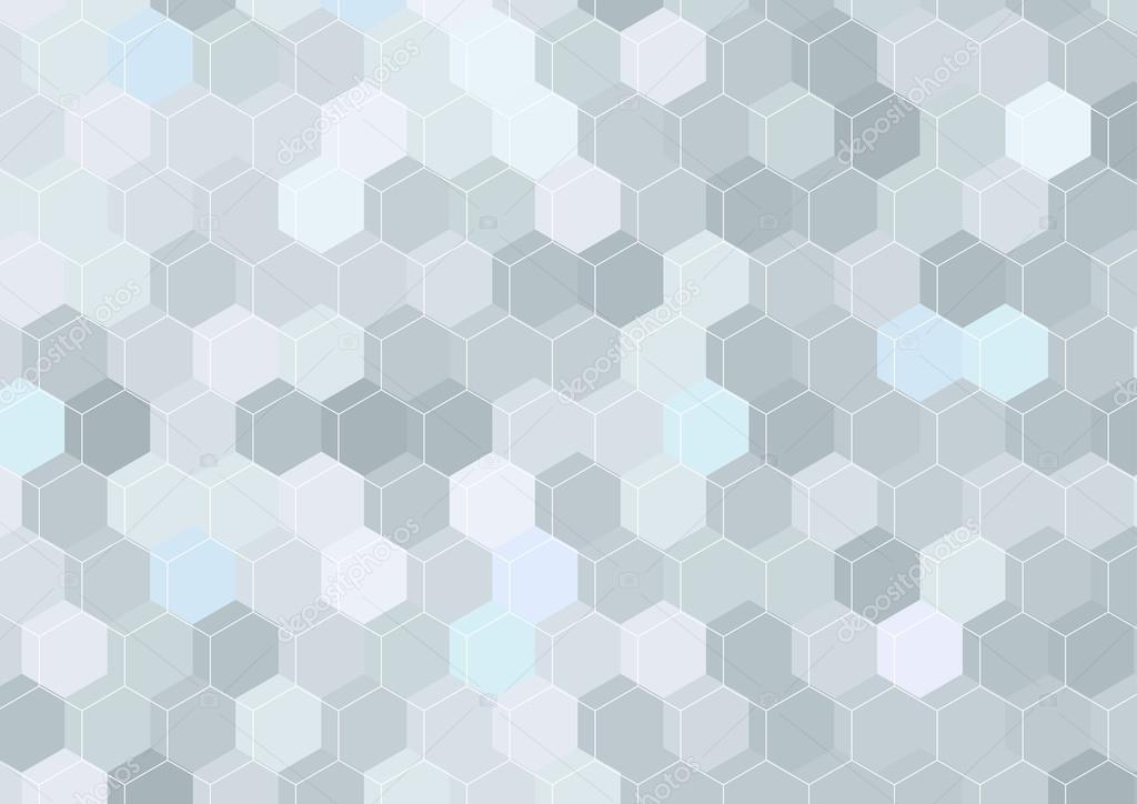 Geometrical modernistic abstract hexagonal background