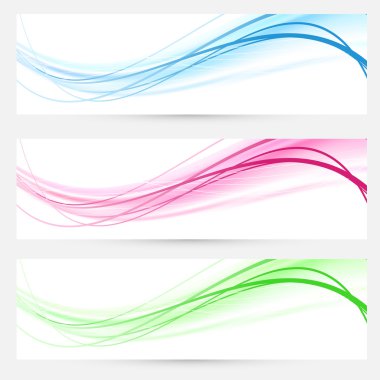 modern web başlıkları afiş koleksiyonu