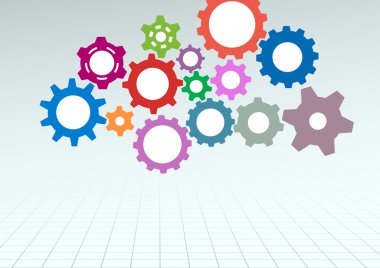 yaratıcı dişli arka plan