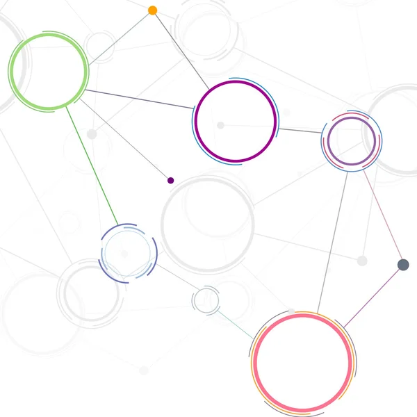 Kreatives Netzwerkkonzept — Stockvektor
