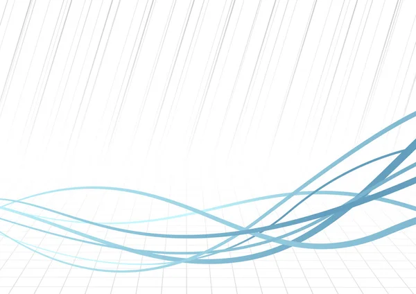 Technologie lignes bleues rapides fond — Image vectorielle
