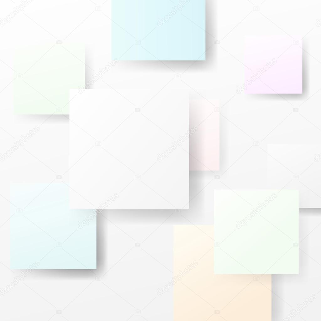 Square advertisement background