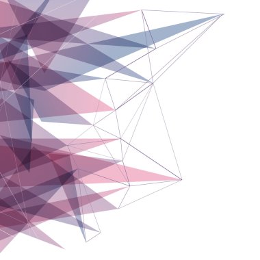geometrik renkli üçgen bağlı arka plan