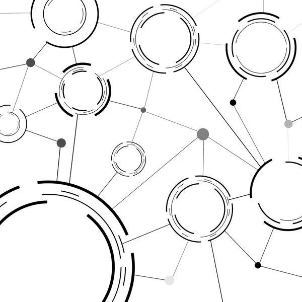 Moderne communicatieve achtergrond sjabloon — Stockvector