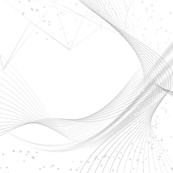 Fond de particule abstraction numérique — Image vectorielle