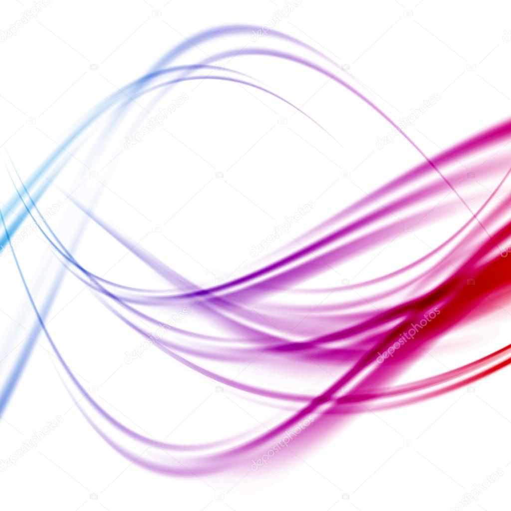 Abstract bright transparent swoosh lines background