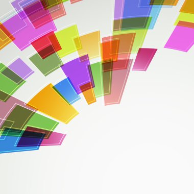 parlak renk kareler sinek