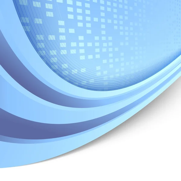 Folder abstrato azulejo modelo azul — Vetor de Stock