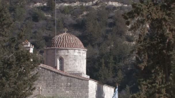 Monastery st. acemi-münzevi — Stok video