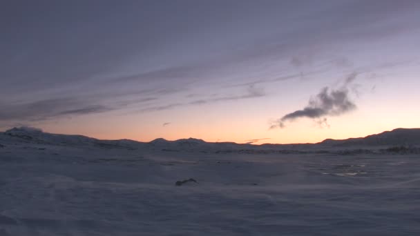 Neve à deriva — Vídeo de Stock