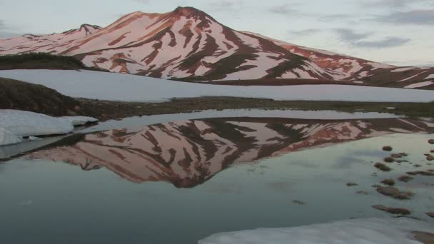 Kronocká sopka sopka — Stock video