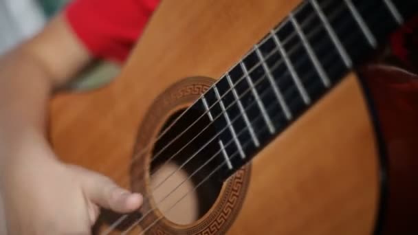 Гітара, музика — стокове відео