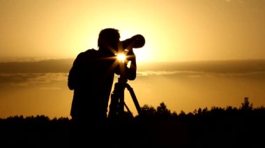 kamera, fotoğrafçı, siluet