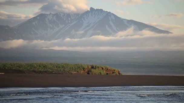 Kronotsky Volcano — Stock Video