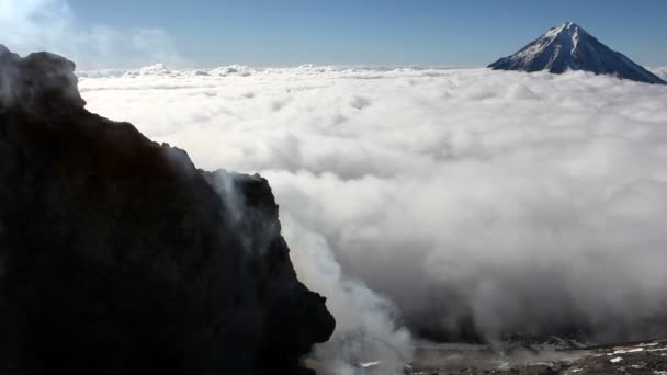 Bergen, wolken — Stockvideo