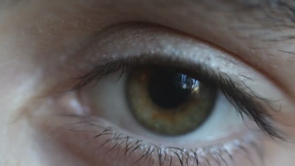 Auge der Person — Stockvideo