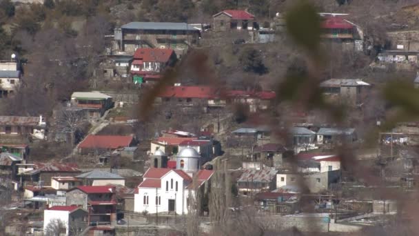 Вид на город — стоковое видео