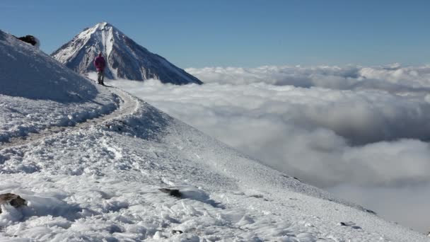 Alpinistas — Vídeo de Stock