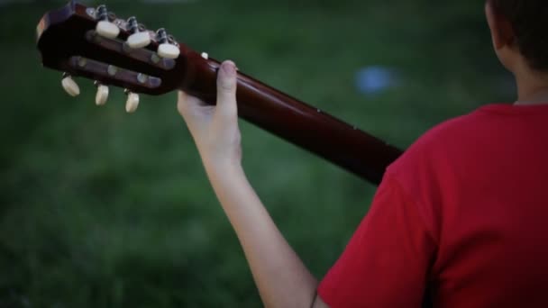 Gitaar, muziek — Stockvideo