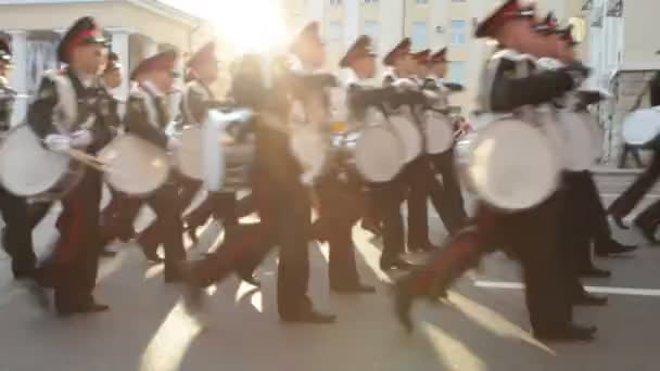 Marcha del ejército — Vídeos de Stock