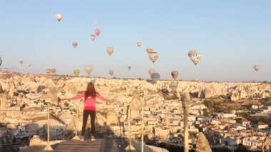 Kapadokya 'da sıcak hava balonları