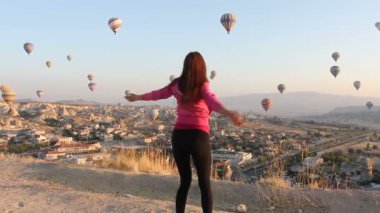 Kapadokya 'da sıcak hava balonları