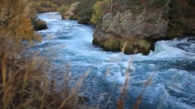 dağ nehir, Sonbahar, tundra
