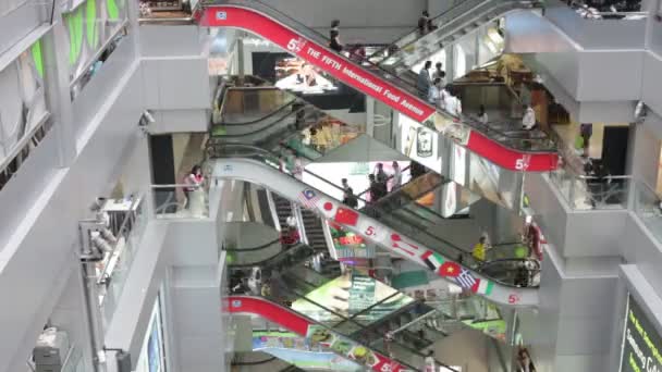 Hong kong großes Einkaufszentrum — Stockvideo