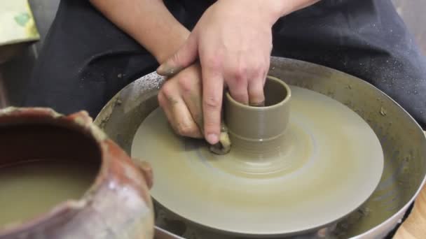 Potters Wheel — Stock Video