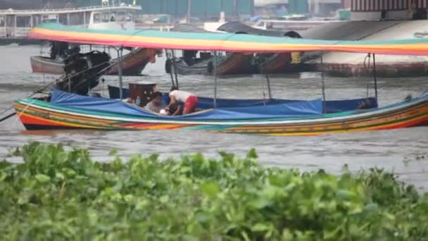 Boot, thailand — Stockvideo