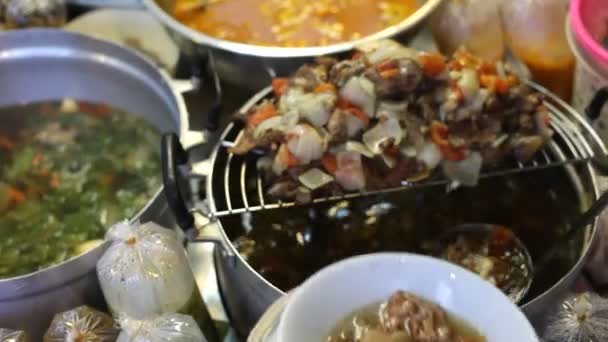 Asian cuisine — Stock Video