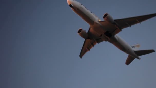 Aircraft flight — Stock Video