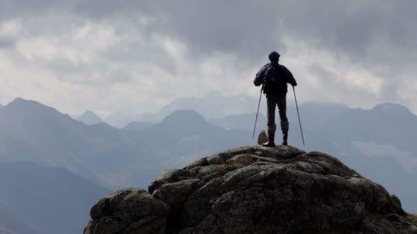 Alpinistas — Vídeo de Stock