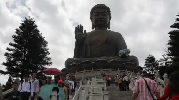 Μεγάλο budha στο Χογκ Κογκ — Αρχείο Βίντεο