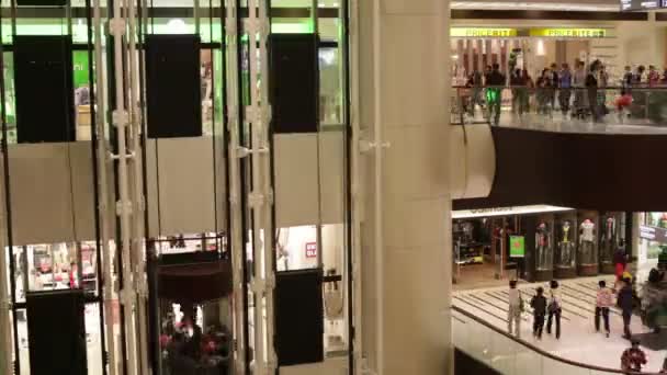 Hong Kong centro comercial principal — Vídeos de Stock