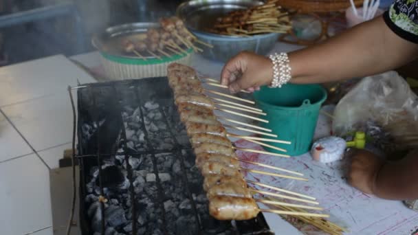 Matlagning, thailand — Stockvideo